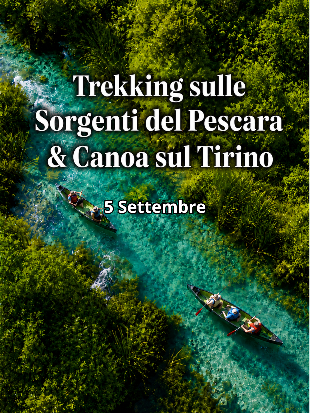 🌊 un Viaggio nell'acqua: Trekking sulle Sorgenti del Pescara & Canoa sul Tirino 🛶