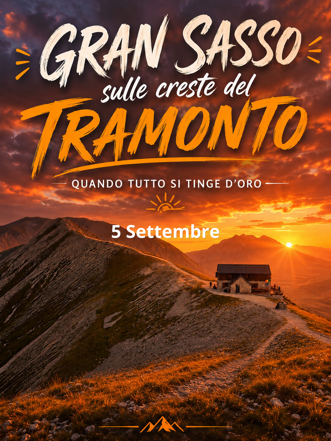 🌅 GRAN SASSO, SULLE CRESTE DEL TRAMONTO ☀️