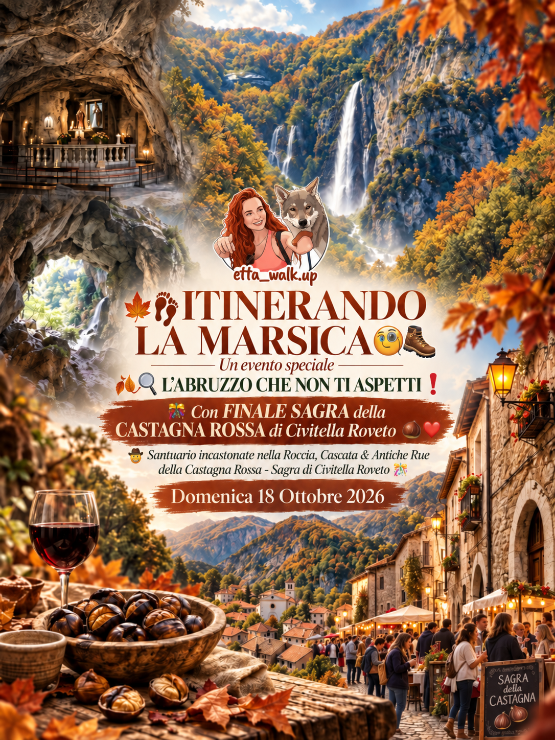 🍁👣 ITINERANDO LA MARSICA 🧐 🥾