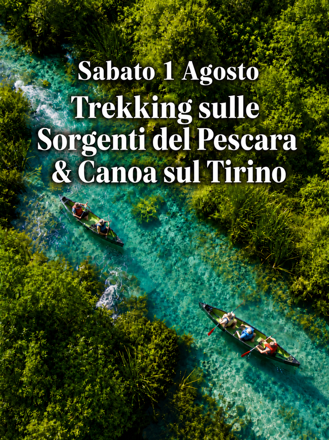 🌊 un Viaggio nell'acqua: Trekking sulle Sorgenti del Pescara & Canoa sul Tirino 🛶