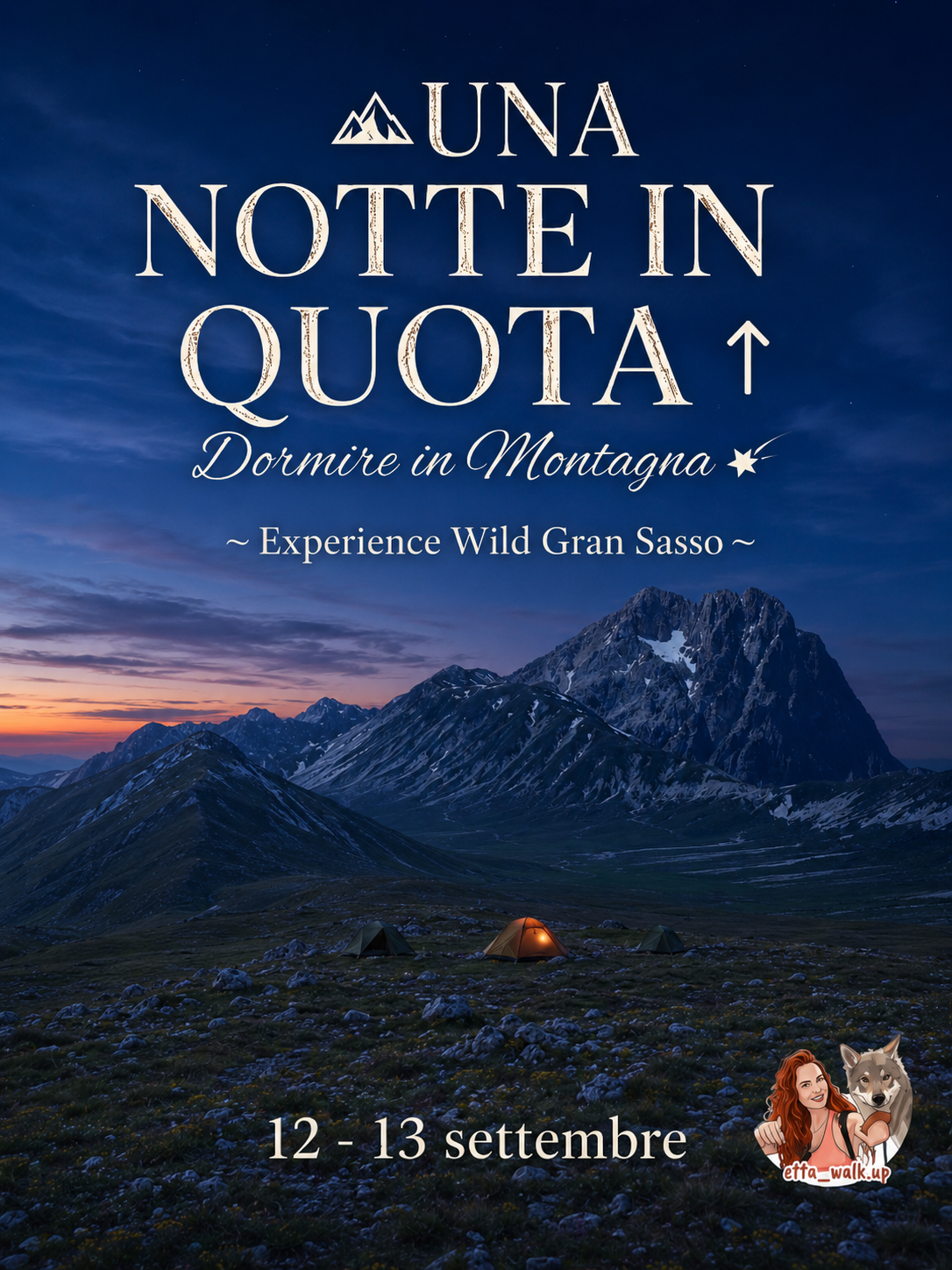 ⛰️ UNA NOTTE IN QUOTA ⬆️ Dormire in Montagna🌠