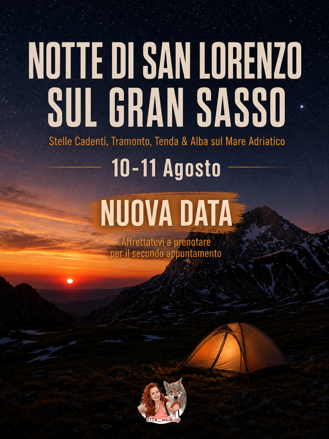 🌠 NOTTE DI SAN LORENZO SUL GRAN SASSO ✨