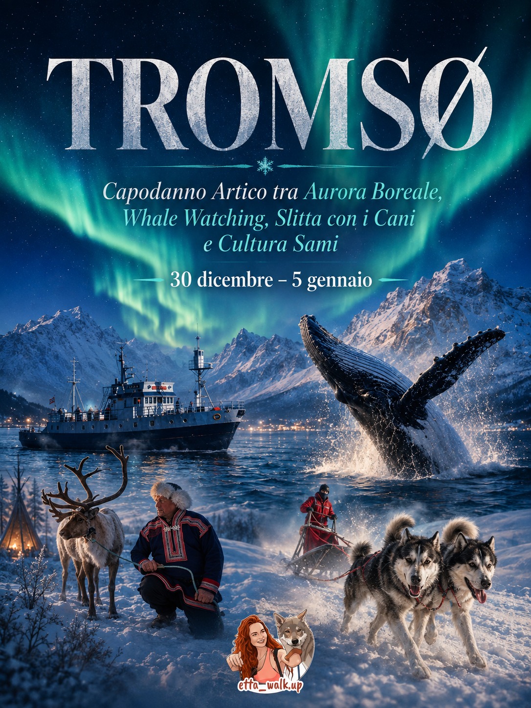 ❄️TROMSØ - Capodanno Artico 🌌🐋🐕
